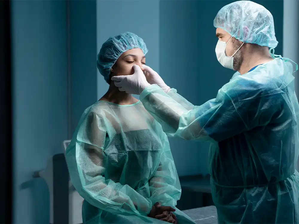 Kapalı burun ameliyatı tekniği