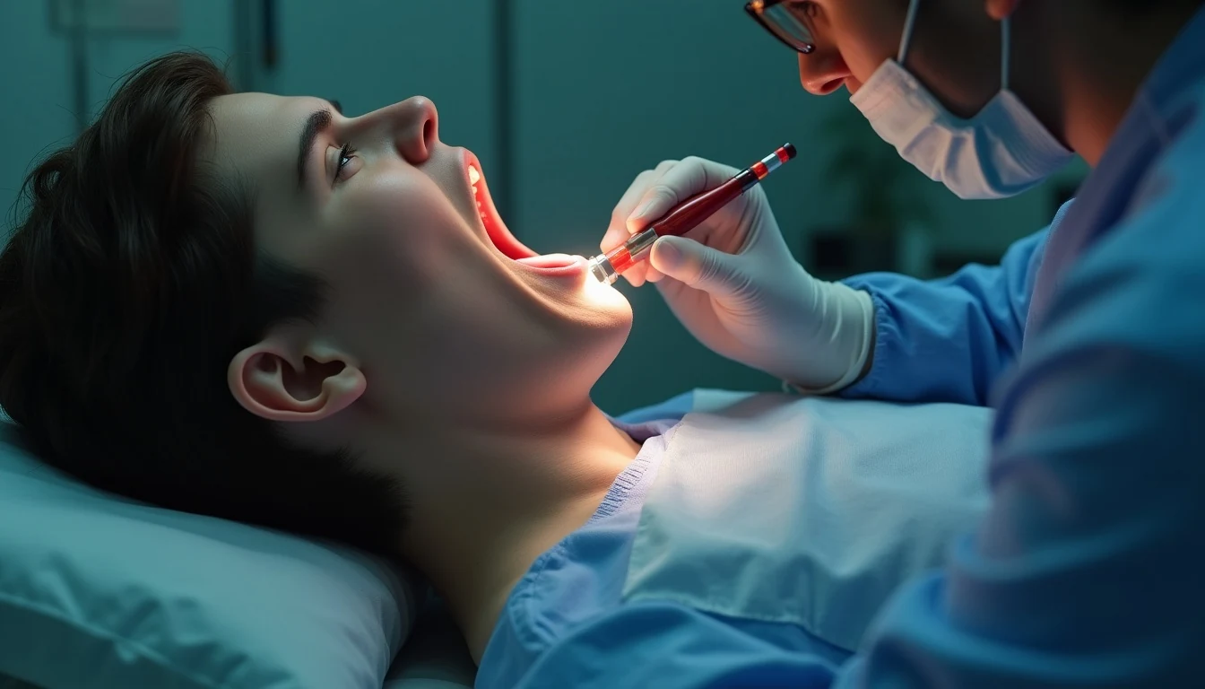 Muayene sırasında farenjit şikayeti olan yetişkin hastanın boğaz değerlendirmesi