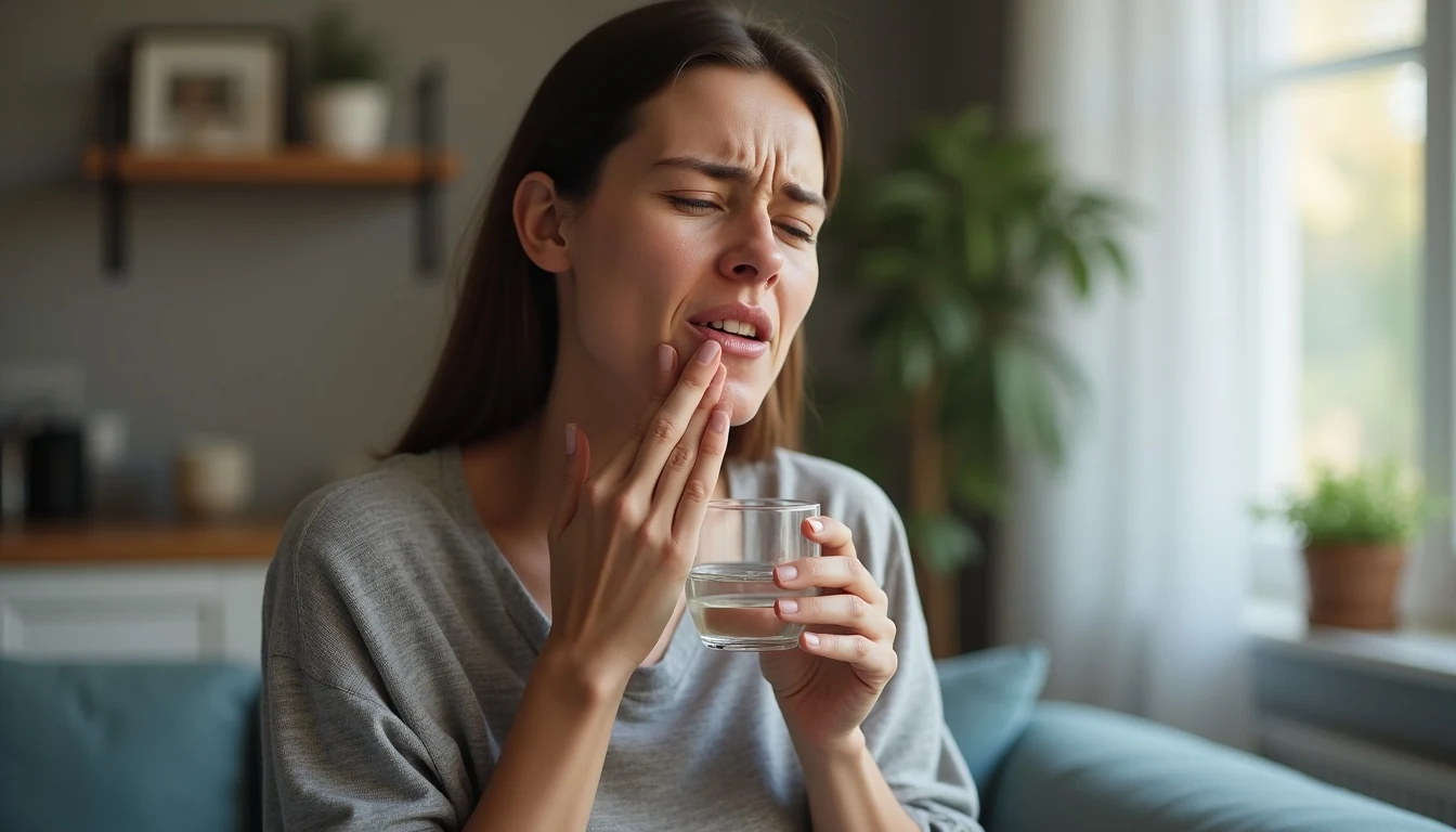Boğaz ağrısı ve yutma güçlüğü yaşayan kişide günlük yaşam etkisini gösteren klinik sahne