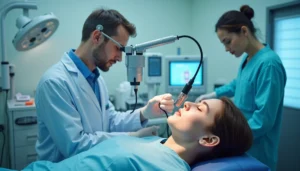 Larinks kisti icin KBB muayenesi, larengoskopik degerlendirme