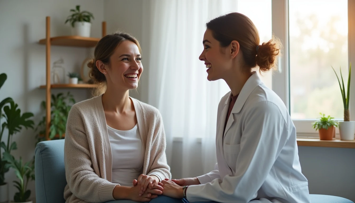 KBB kliniğinde ses terapisi uygulaması, vokal terapi seansı